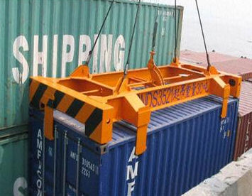 Container spreader beams